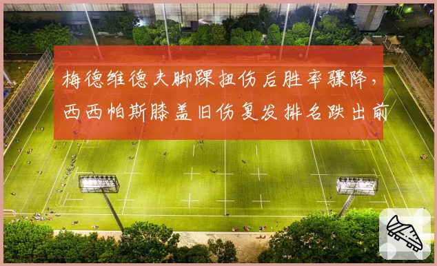 梅德维德夫脚踝扭伤后胜率骤降,西西帕斯膝盖旧伤复发排名跌出前15